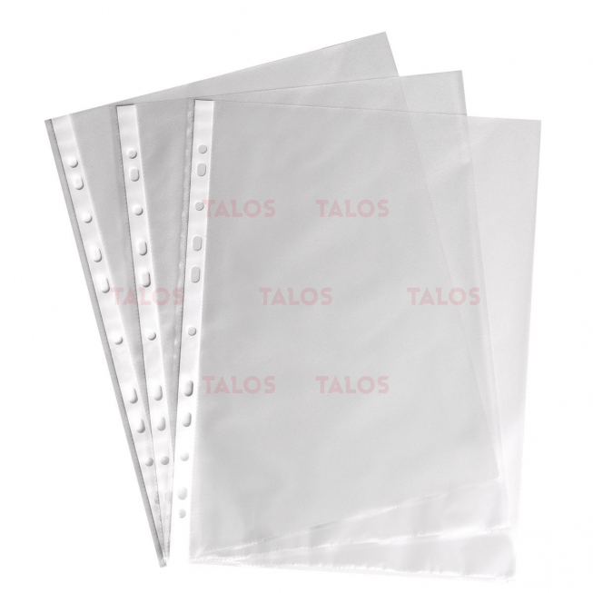 Pochette perforée lisse 60µ paquet de 100 - Talos