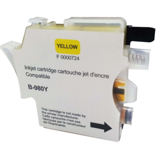 Cartouche Adaptable Brother LC-980 yellow