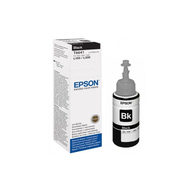 Cartouche EPSON T66414A Ink Bottle (70ml)NOIR