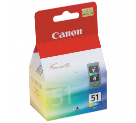 Cartouche Canon CL-51 3 couleurs pour imprimante jet d'encre