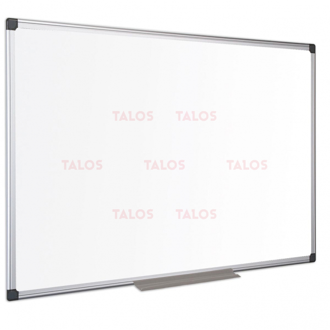 Tableau blanc BI-OFFICE 90x120 magnétique cadre en aluminium - Talos