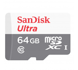 Carte mémoire Sandisk Micro SDXC  64 Go Ultra android