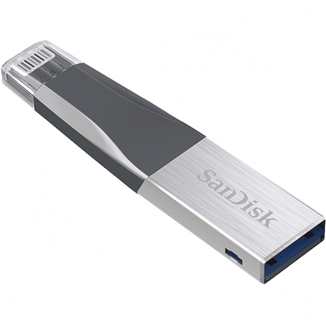 Flash disque Sandisk pour iPhone/iPad/PC iXpand Mini 64GB USB 3.0