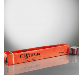 Paquet de 10 Capsules café CAFFÉITALIA compatible NESPRESSO CARAMEL