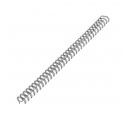 Spirale Metal 34 Boucles 9/16" Wire (14mm) Noir