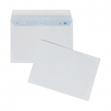 Enveloppe blanche 176x250 bande adhésive 80 Gr