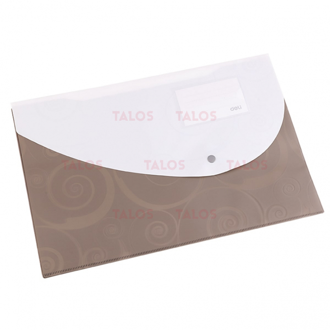 Pochette transparente avec bouton de pression - Talos