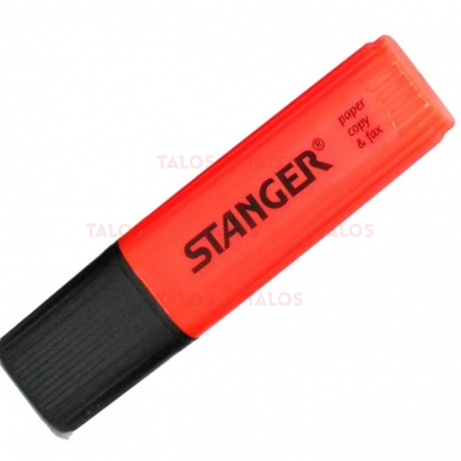 Marqueur fluorescent orange STANGER