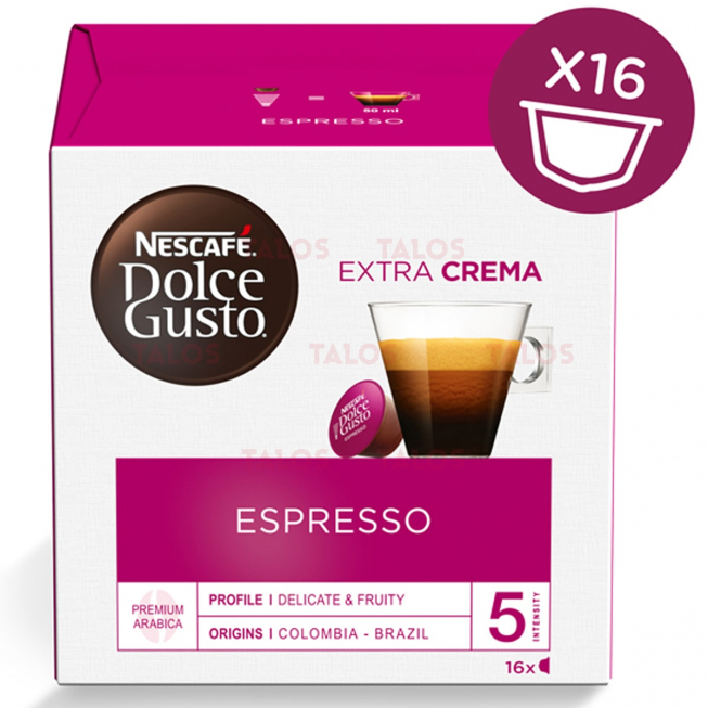 Capsules NESCAFÉ DOLCE GUSTO Espresso Paquet de 16