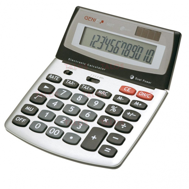 Calculatrice de bureau DELI a 12 chiffres - Talos
