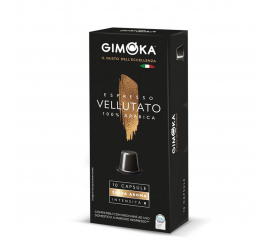 Capsules à café GIMOKA compatible Nespresso Vellutato PAQUET DE 10