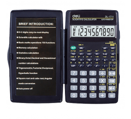 Calculatrice scientifique de bureau Deli Easy E1711