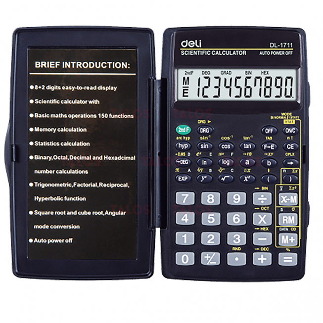 Calculatrice scientifique de bureau Deli Easy E1711