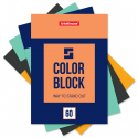 Bloc-notes collé ErichKrause® Color Block A6 60 feuilles