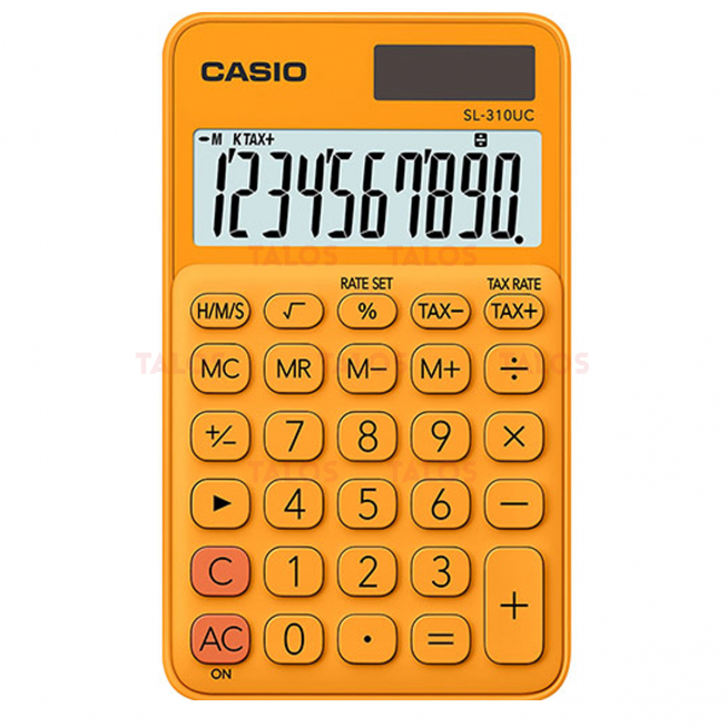 Calculatrice Casio SL310UC orange - Talos