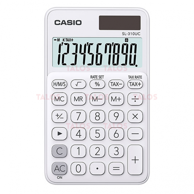 Calculatrice Casio SL310UC blanc