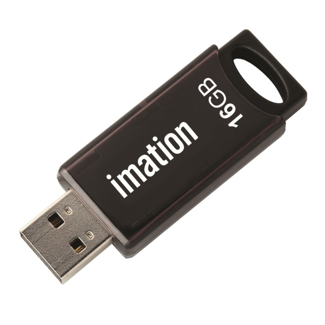 CLÉ USB 2.0 IMATION OD33 16GO NOIR