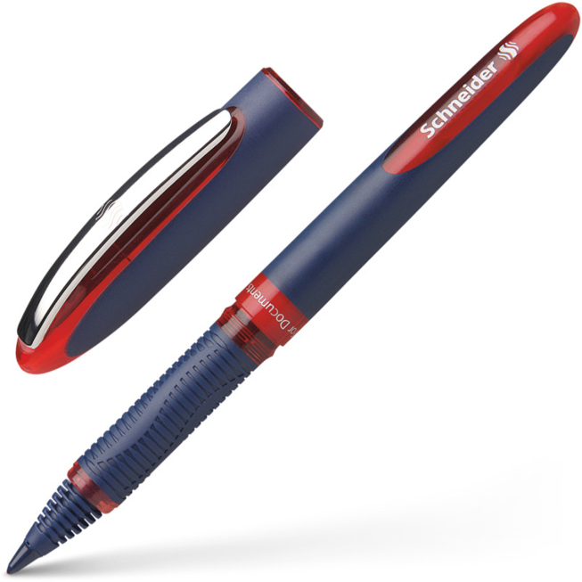Stylo Schneider Roller encre One Business 0.6 mm rouge