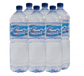 Pack de 6 bouteille d'eau fourat 2L