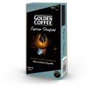 Paquet de 10 capsules compatibles Nespresso golden coffee décaféine